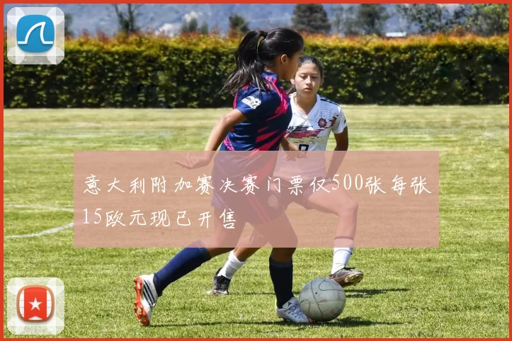 意大利附加赛决赛门票仅500张每张15欧元现已开售