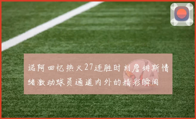 诺阿回忆热火27连胜时刻詹姆斯情绪激动球员通道内外的精彩瞬间
